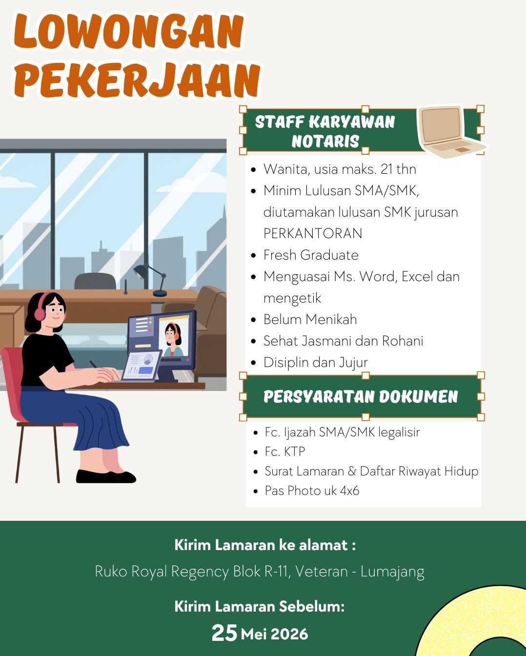 LOWONGAN PEKERJAAN