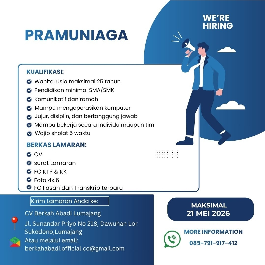 LOWONGAN PEKERJAAN