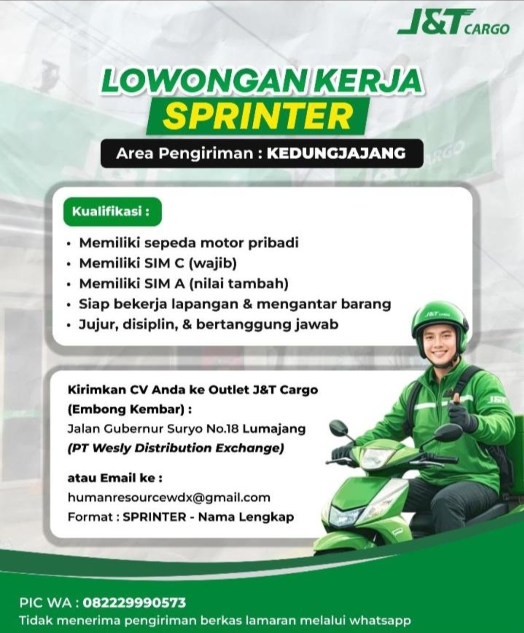 LOWONGAN PEKERJAAN